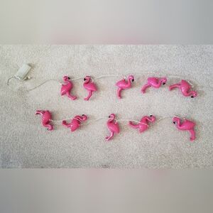 Pink Flamingo String Lights